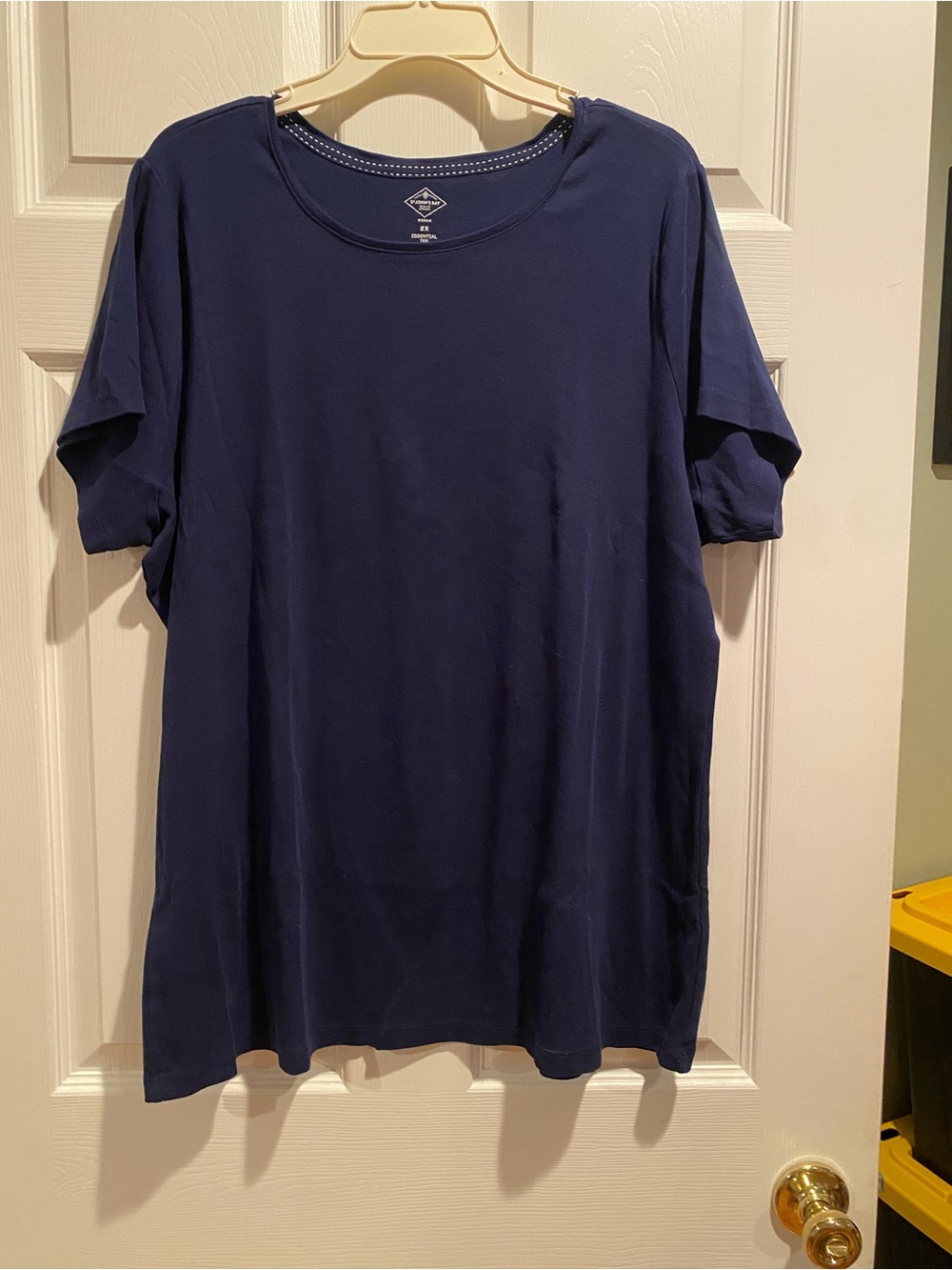 St. John's Bay Navy Essential Cotton Tee
